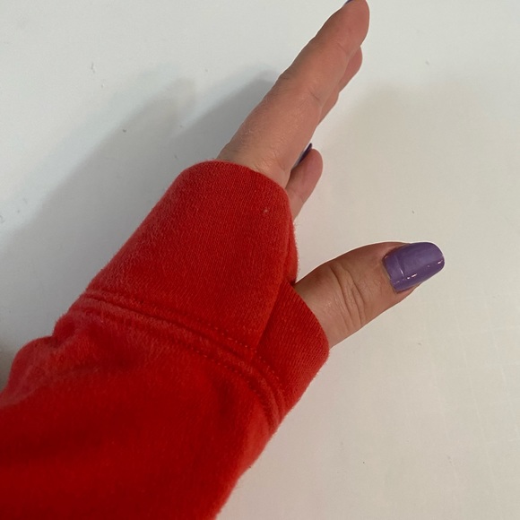 Nike Sweatshirt Crew Kangaroo pockets fleece kids size M, red - Picture 8 of 13